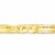 Bar Link Mens Bracelet in 14k Two-Tone Gold (9.65 mm)