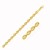 Puffed Mariner Anklet in 14k Yellow Gold (4.7 mm)