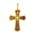 Red Cross Pendant in 14K Yellow Gold