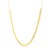 14k Yellow Gold Polished Heart Link Chain Necklace