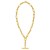 Toggle Necklace with Alternating Chain in 14K Yellow Gold