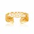 Celtic Knot Motif Toe Ring in 14k Yellow Gold 