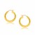 Classic Hoop Earrings in 14k Yellow Gold (5x30mm)