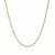 Solid Diamond Cut Rope Chain in 10k Yellow Gold (1.80 mm)