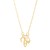 Drop Necklace with Lucky Charms in 14K Yellow Gold