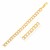 Pave Curb Bracelet in 14k Two Tone Gold  (12.18 mm)