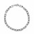 French Cable Chain Bracelet in 14k White Gold  (4.80 mm)