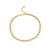 Two Tone Beaded Chain Bracelet in 14K Gold (4.00 mm)