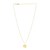 Cutout Heart Necklace in 14K Yellow Gold