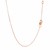 Double Extendable Box Chain in 14k Rose Gold (0.51 mm)
