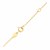 Cross Station Chain Necklace in 14k Yellow Gold