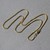 Foxtail 1.00mm Style Chain in 14k Yellow Gold (1.00 mm)