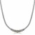 Diamond Accented Curved Bar Fancy Necklace in 18k Yellow Gold and Rhodium Plated Sterling Silver (.14cttw)