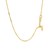 Adjustable Snake Chain in 14k Yellow Gold (0.80 mm)