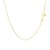 Adjustable Box Chain in 14k Yellow Gold (0.60 mm)