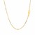 Box Chain in 18k Yellow Gold (0.78 mm)