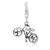 Bicycle Charm in Sterling Silver