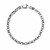 Sterling Silver Gunmetal Finish Byzantine Chain Bracelet (5.00 mm)
