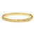 Engraved Medium Bangle in 14K Yellow Gold (6.20 mm)