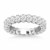 Classic Princess Cut Diamond Eternity Ring in 14k White Gold