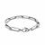 14K White Gold Extra Wide Paperclip Chain Bracelet (6.10 mm)