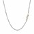 Sterling Silver Rhodium Plated Cable Chain (1.40 mm)