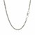 Sterling Silver Rhodium Plated Wheat Chain (2.60 mm)