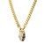 Le Serpent Curb Link Necklace in 14K Yellow Gold