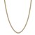 Classic Miami Cuban White Pave Solid Chain in 14k Yellow Gold (4.00 mm)