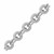 Cable Inspired Round Chain Link Bracelet in Sterling Silver