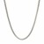 Classic Rhodium Plated Popcorn Chain in 925 Sterling Silver (2.5mm)