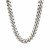 Sterling Silver Rhodium Plated Miami Cuban Chain (9.8 mm)