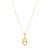 Polished Puff Mariner Link Necklace in 14K Yellow Gold