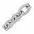 Cable Inspired Oval Link Stationed Chain Bracelet in Sterling Silver