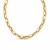 14k Yellow Gold French Cable Link Necklace (9mm)