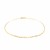14K Yellow Gold Fine Paperclip Anklet (1.5mm)
