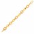 14k Two-Tone Yellow and Rose Gold Link Bracelet