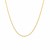 Round Wheat Chain in 14k Yellow Gold (1.00 mm)