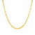 Mens Polished Link Necklace in 14k Yellow Gold