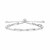 Sterling Silver Paperclip Chain Adjustable Bracelet (3.80 mm)