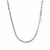 Sterling Silver 18 inch Necklace with Pale Blue Cubic Zirconias