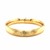 Classic Floral Cut Bangle in 14k Yellow Gold (10.00 mm)