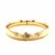 Classic Floral Cut Bangle in 14k Yellow Gold (10.0mm)