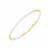 14k Yellow Gold High Polish Freshwater Pearl Pallina Bead Bracelet (2.00 mm)