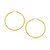 Classic Hoop Earrings in 14k Yellow Gold (30mm Diameter) (3.0mm)