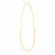 14K Yellow Gold Collar Style Polished Necklace