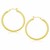 Classic Hoop Earrings in 10k Yellow Gold (40mm Diameter) (3.0mm)