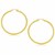 Classic Hoop Earrings in 14k Yellow Gold (50mm Diameter) (3.0mm)