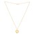 Baroque Heart Necklace in 14K Yellow Gold