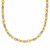 14k Two-Tone Yellow and White Gold Ringed Marquise Motif Necklace